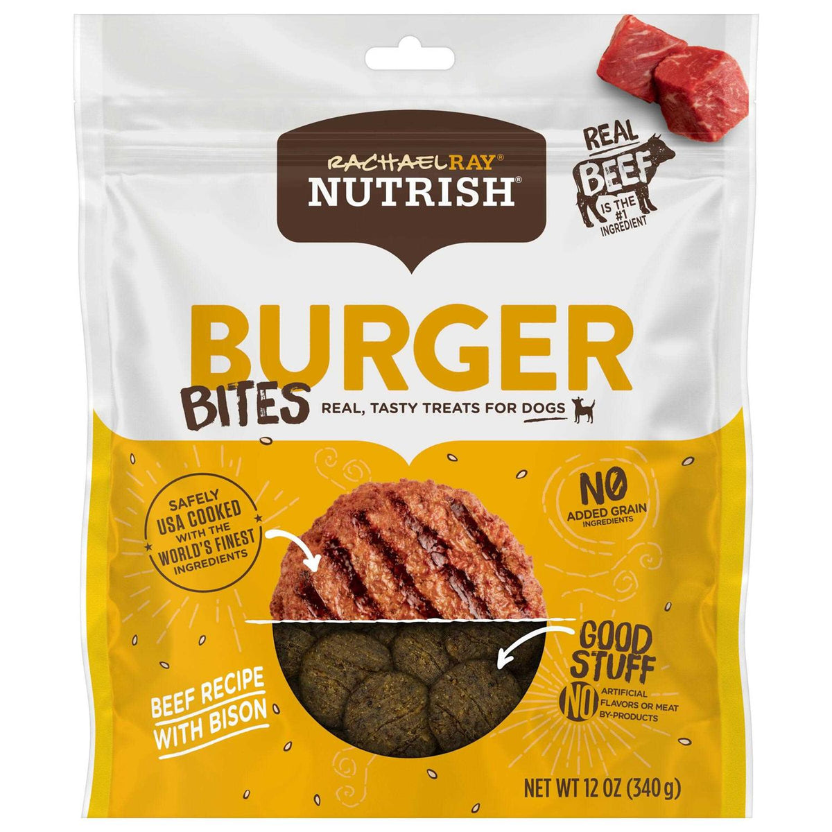 Beef & Bison Burger Bites Dog Treats X2186