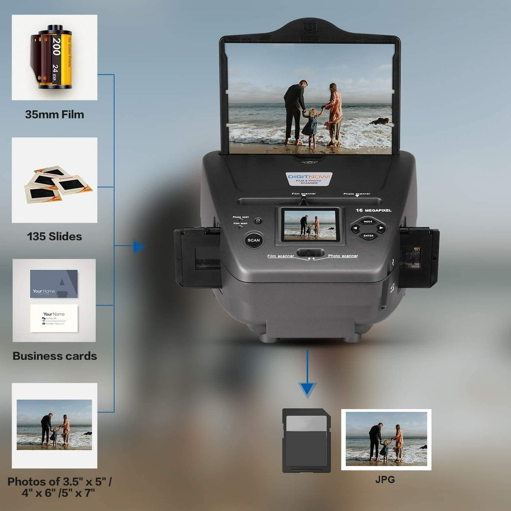16MP Film Scanner with 2.4 LCD Screen J955