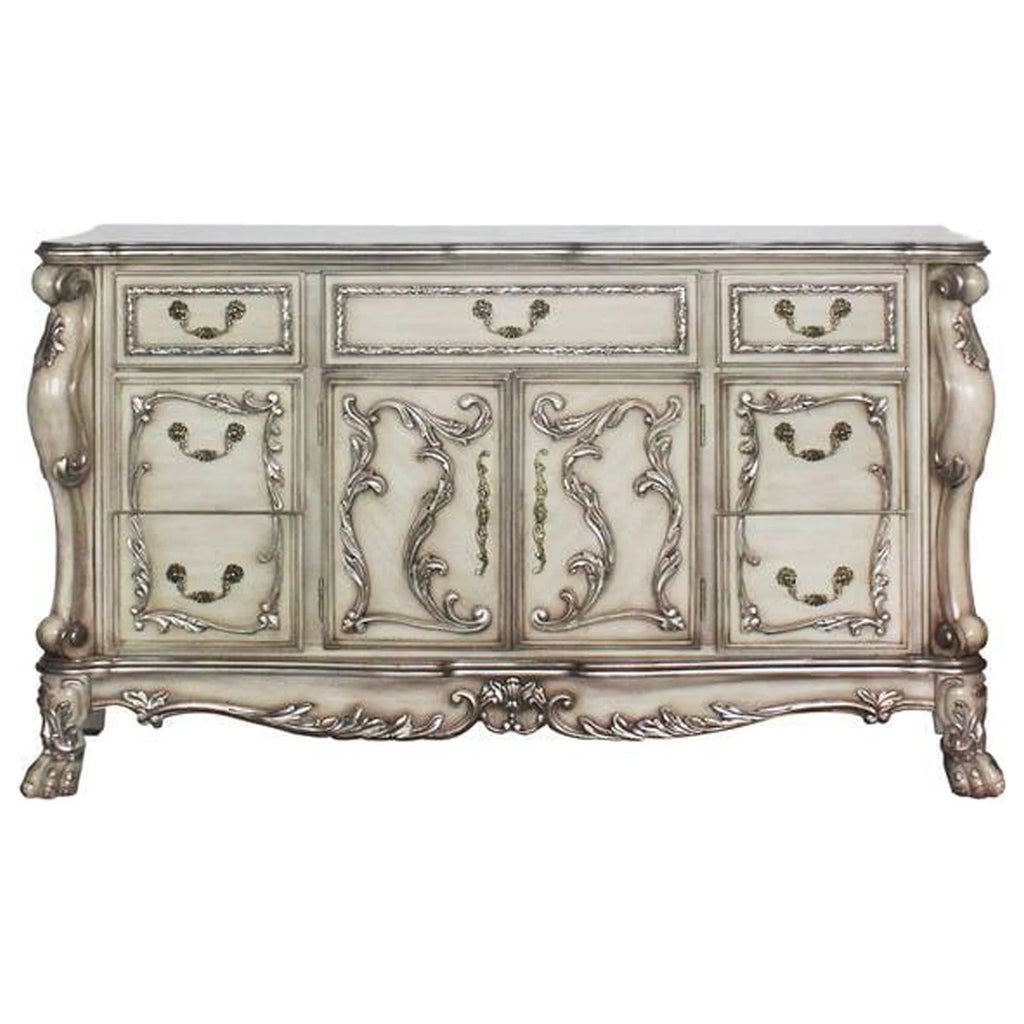 Vintage Bone White Dresser X62974