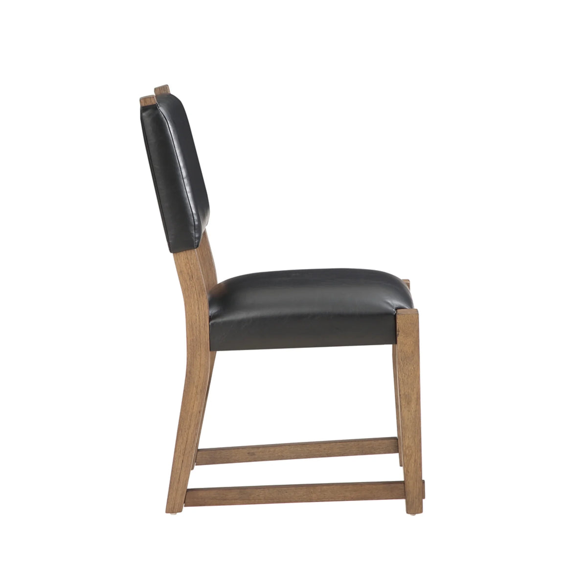 Dark Driftwood Wood Side Chair Set of 2 Y729214