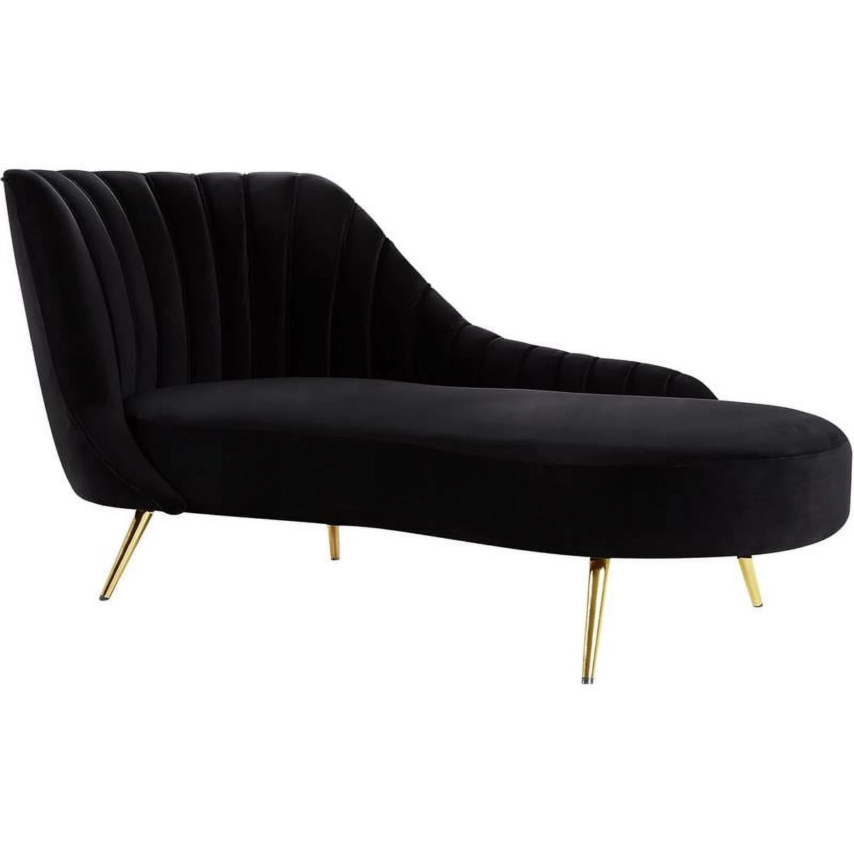 3-Piece Velvet Accent Chair Chaise & Loveseat M550360