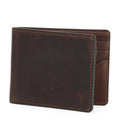 Dark Brown Leather ID Billfold Z7610