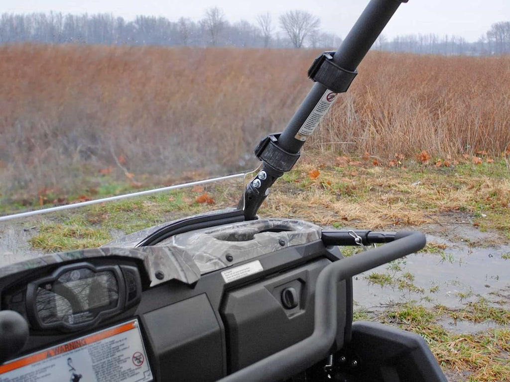 Heavy-Duty Full Windshield, 1/4" Thick Clear Polycarbonate X667456