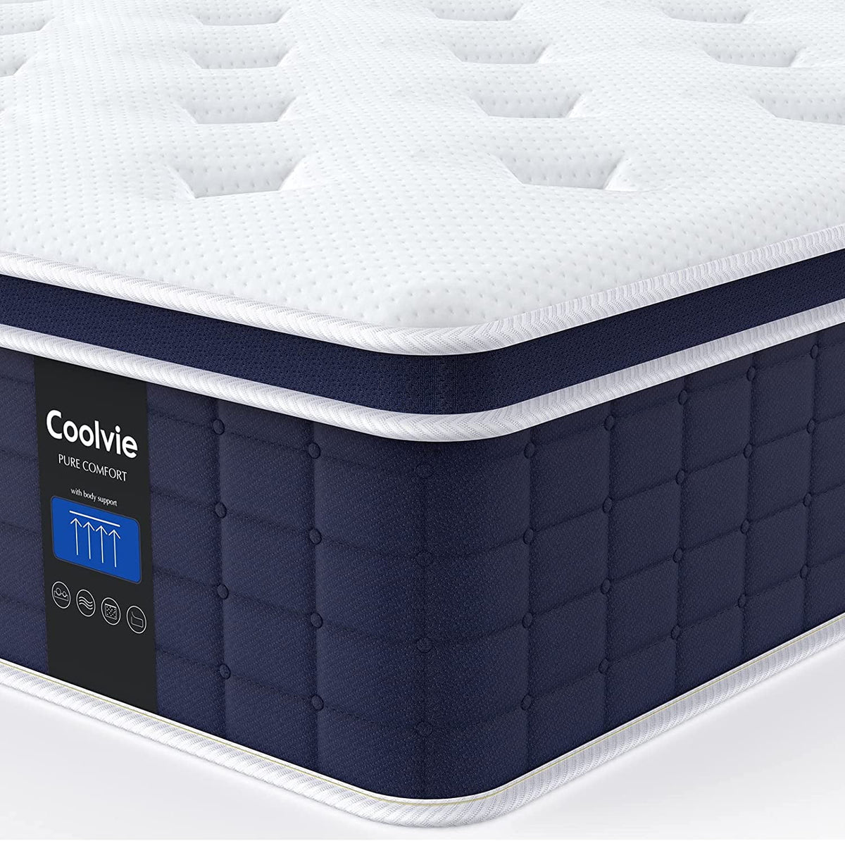 Queen 12 inch Hybrid Mattress with Foam and Pocket Springs Z919959