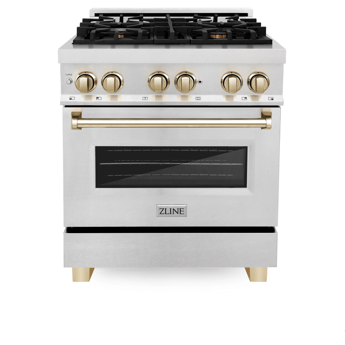 30 in. Gas Burner Electric Oven Range Stainless Steel N232