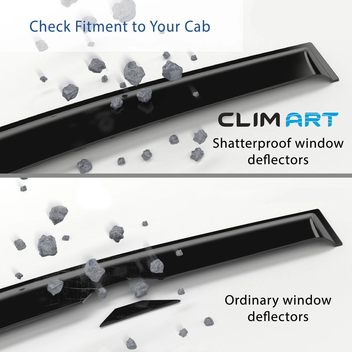 6pcs Tape-on Window Deflectors for Subaru Forester F47849
