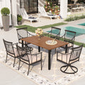 7-Piece Metal Outdoor Patio Dining Set H66149