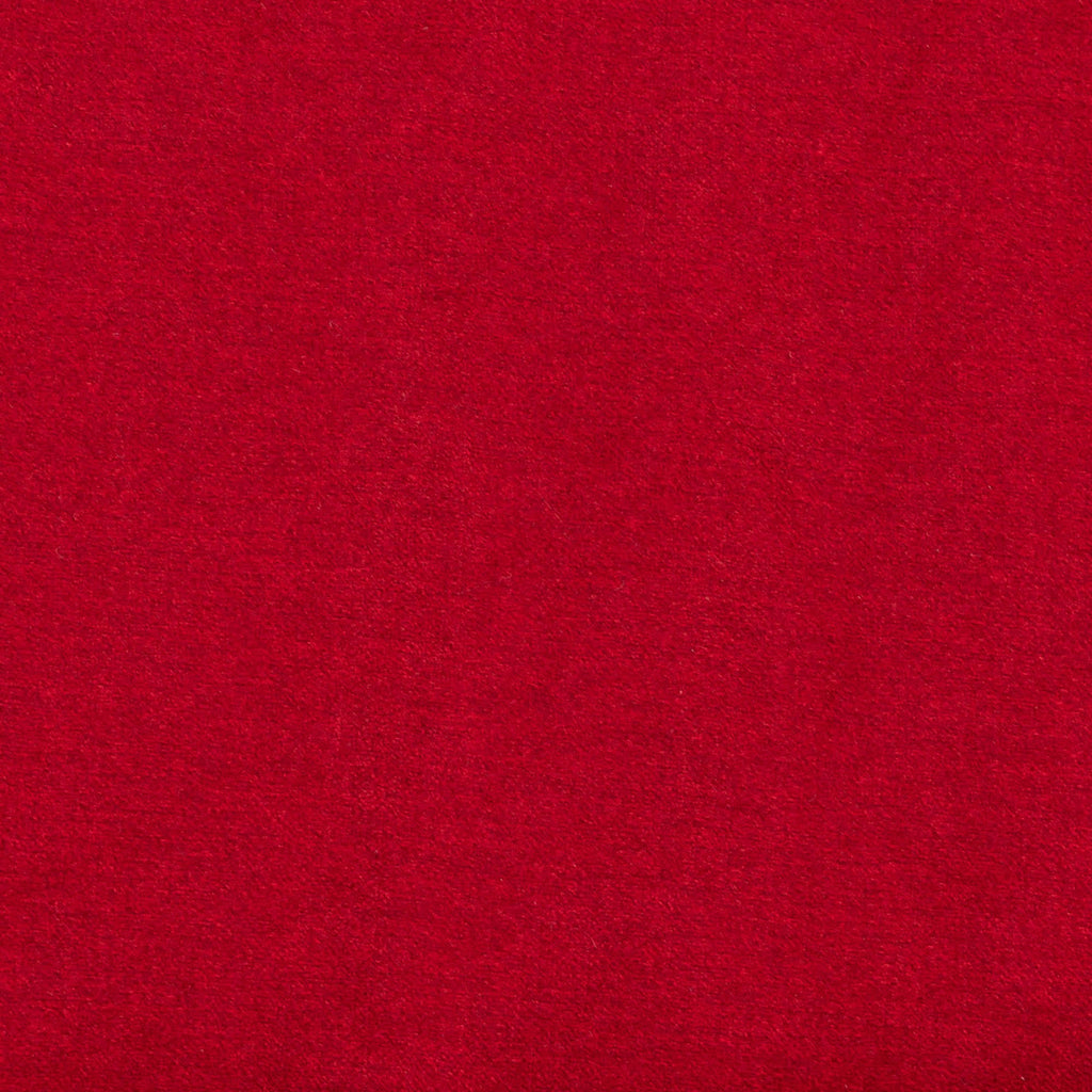 Red Fabric Saddle Wing Ottoman Z1349