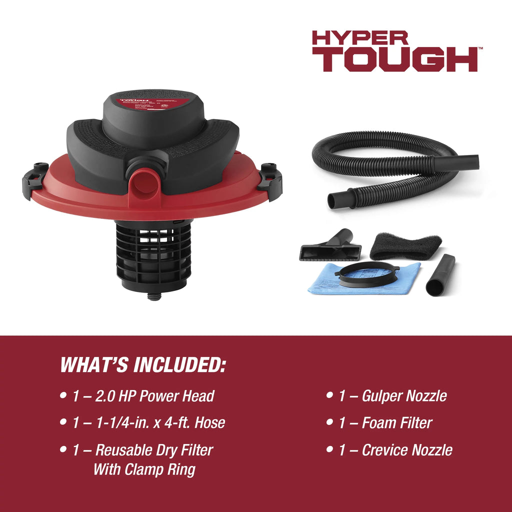5 Gallon Wet/Dry Vacuum Powerhead Bucket Head Converter X744502