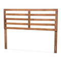 Walnut Finished Wood Full Size Headboard L2525