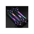 7.0 inch 4PCS Pet Grooming Scissors Kit Steel Straight & Curved & Thinning Blade L535514