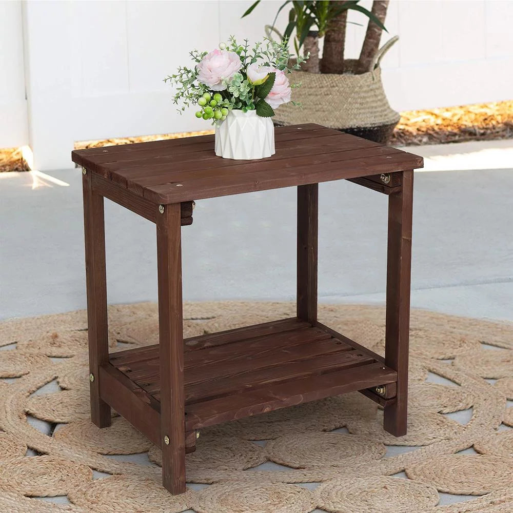 19 in Wood Side Table W761