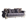 Anthracite Convertible Sleeper Loveseat O243520