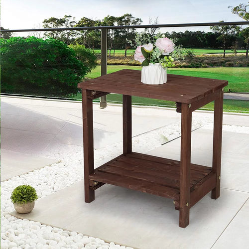 19 in Wood Side Table W761