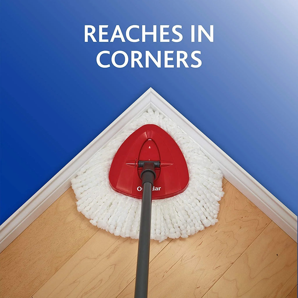 Microfiber Spin Mop & Bucket System with 3 Extra Refills F87099