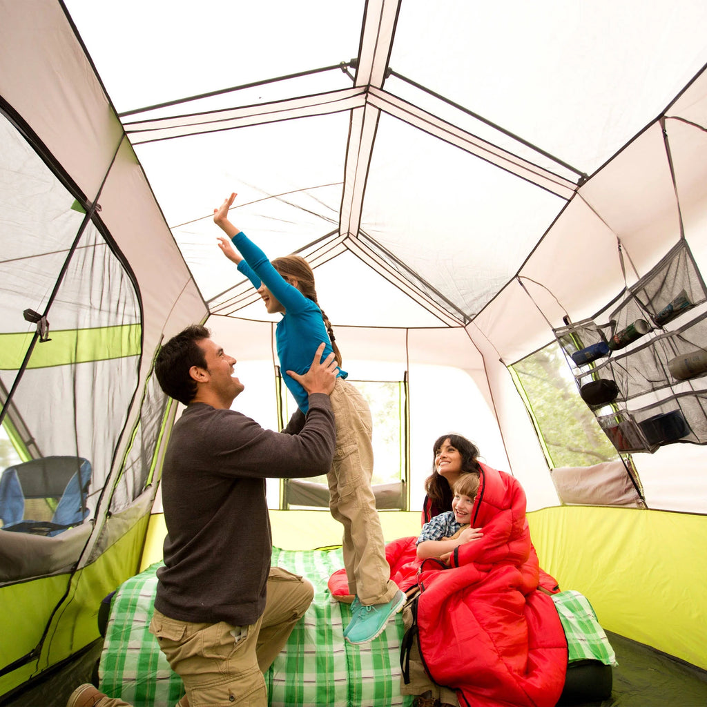 14' x 13.5' 9 Person 2 Room Instant Cabin Tent with Screen Room S316383