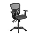 Black Mid-Back Mesh Chair V198