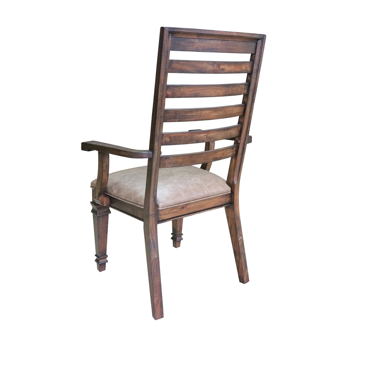 Ladder Back Arm Chairs Brown (Set of 2) O279195