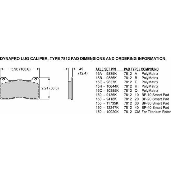 Dynapro Lug Mount Caliper V5508