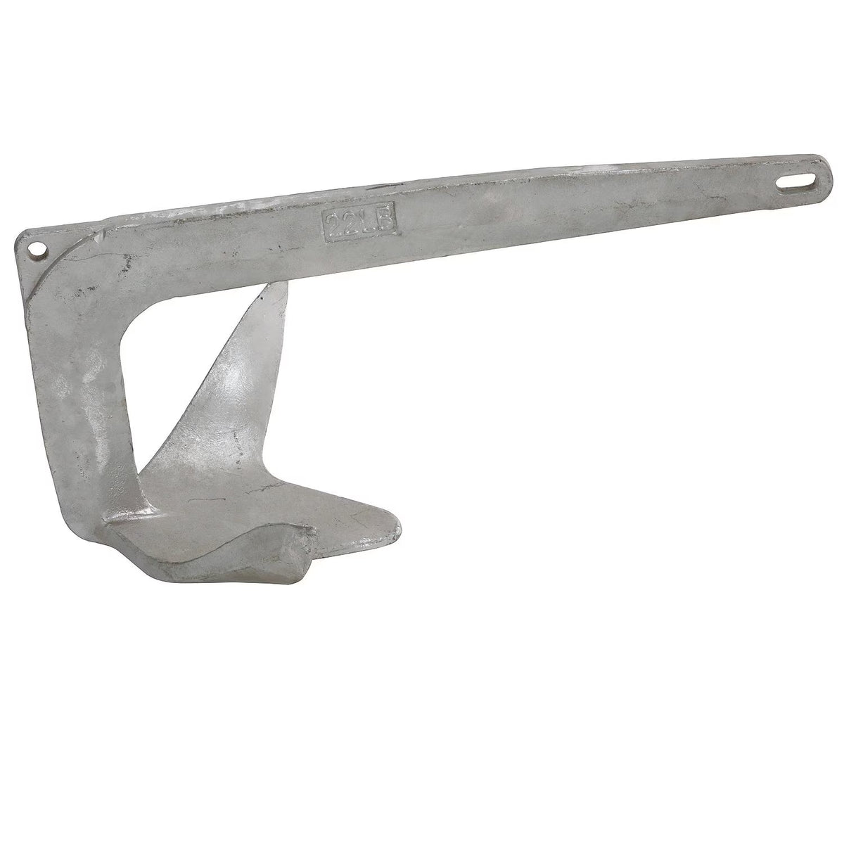 22 Lbs. Hot-Dipped Galvanized Steel Boat Anchor O505418