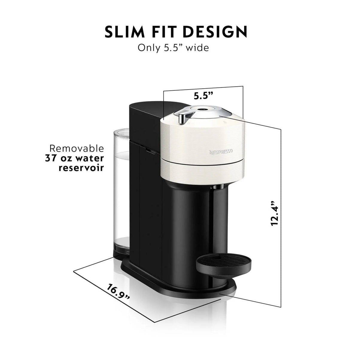 White Coffee and Espresso Maker J860