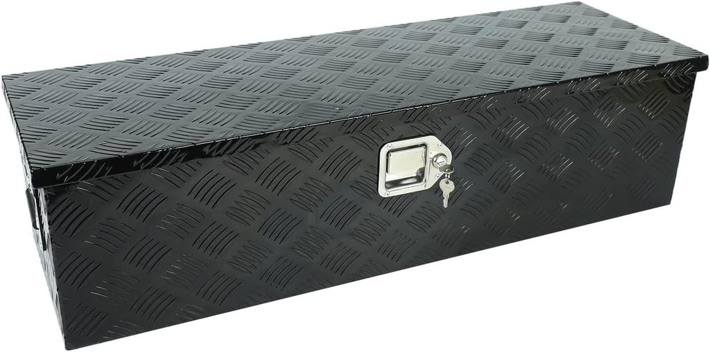 Black Aluminum Underbody Tool Box 30X13X10 Inch G22954