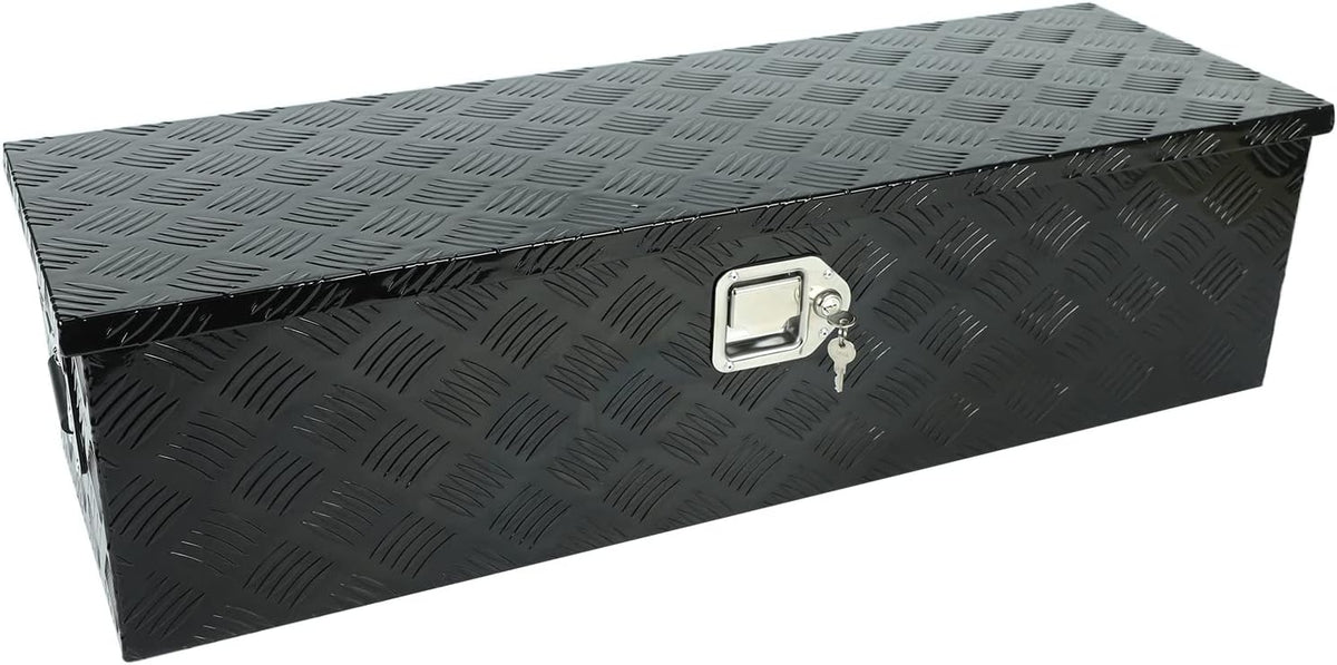Black Aluminum Underbody Tool Box 30X13X10 Inch G22954