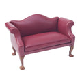 10.5cm Red PU Leather Arm Sofa Couch S447153
