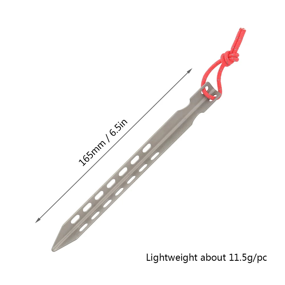Ultralight V Shaped Tent Stakes 6 Pack J306