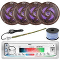 Single DIN Marine Stereo Receiver with Bluetooth L470595