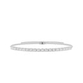 10K White Gold Diamond Tennis Bolo Bracelet X440000