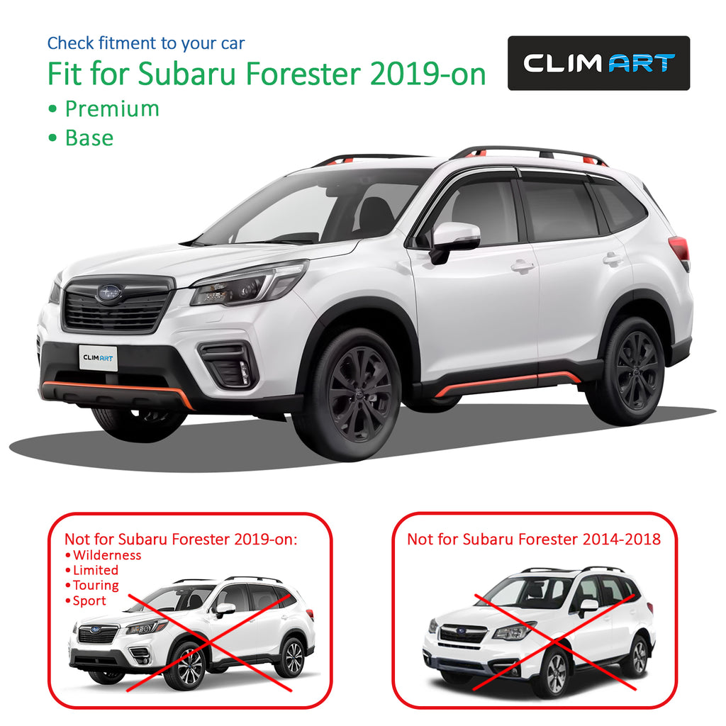 6pcs Tape-on Window Deflectors for Subaru Forester F47849