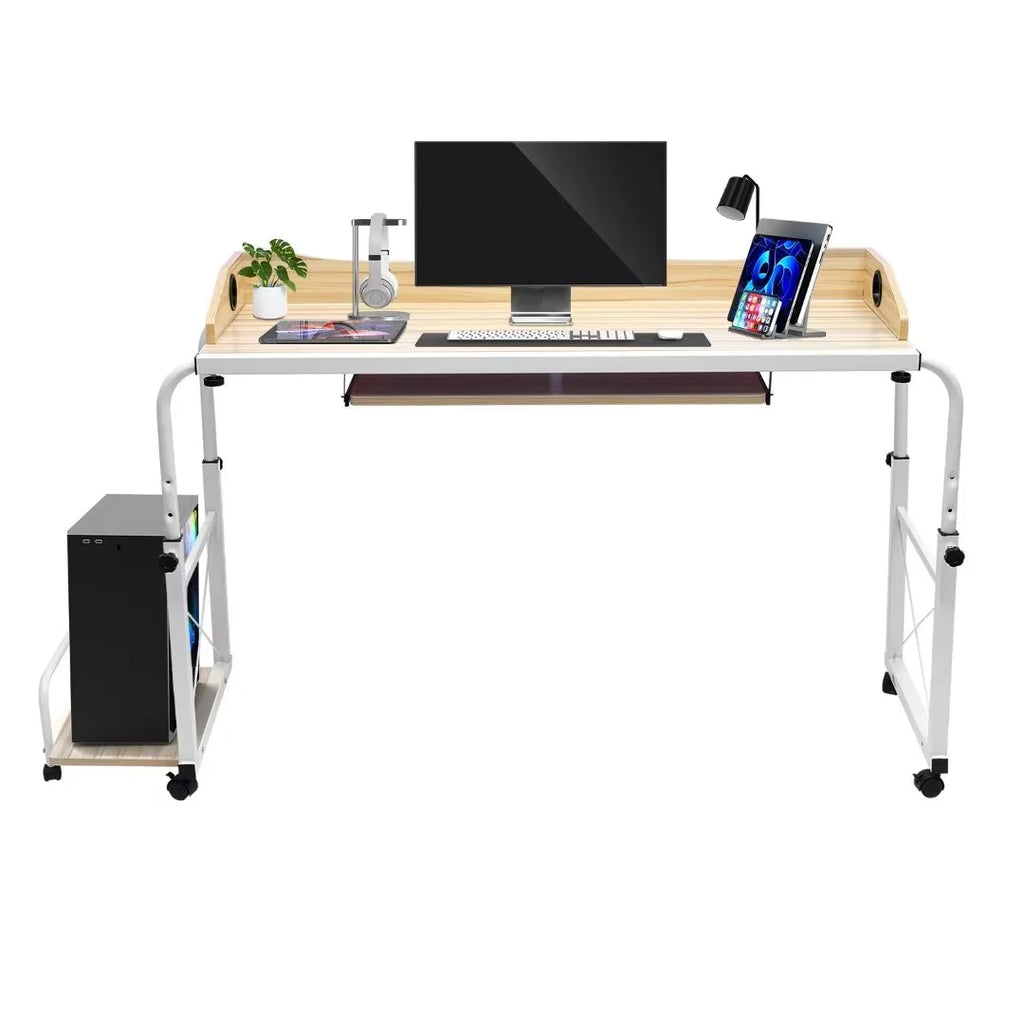 Height Adjustable Overbed Table with Wheels E7707