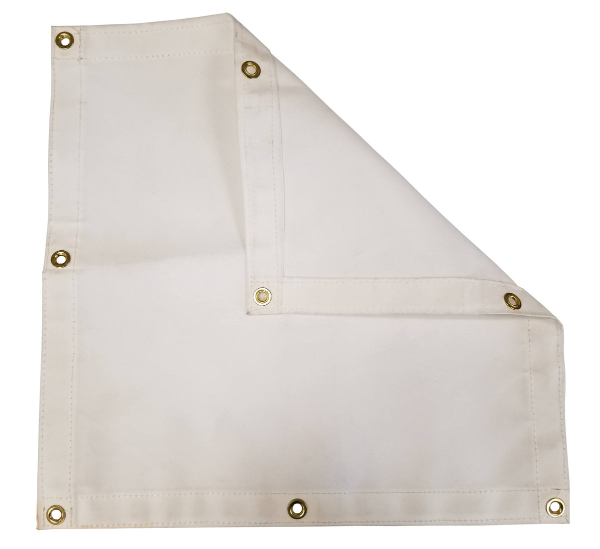 White Polyester Canvas Tarp 14.5 oz. M38984