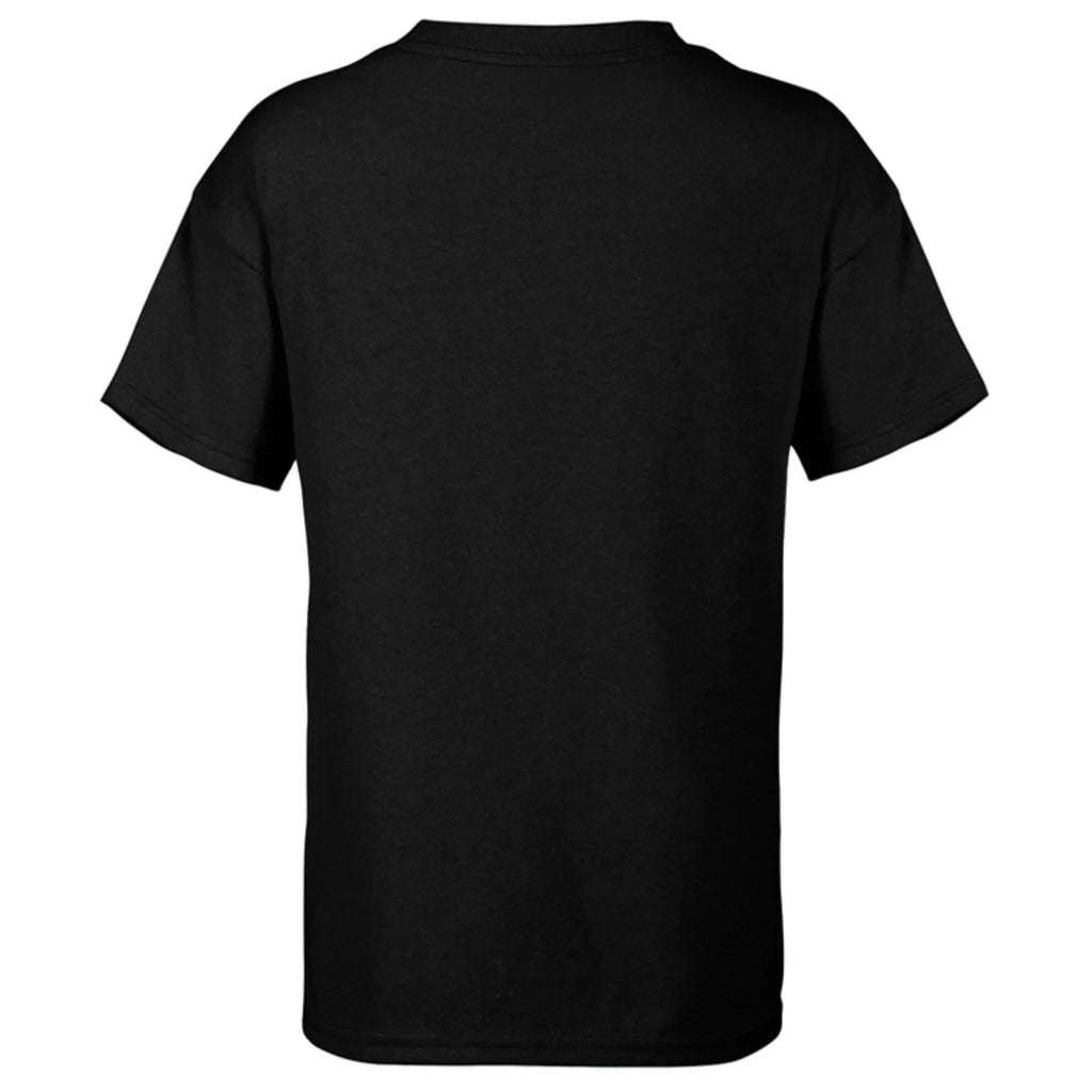 Black Short Sleeve T-Shirt for Kids I874