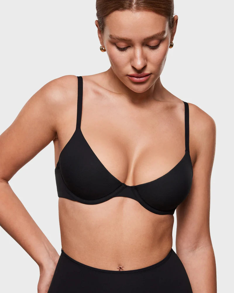 Lightly Padded Underwire Balconette Bra C8404