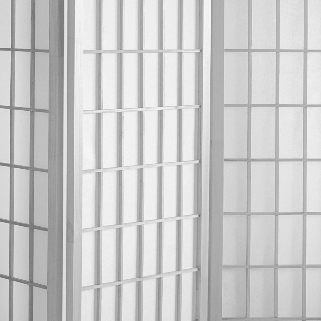 White 8 Panel Shoji Screen G614