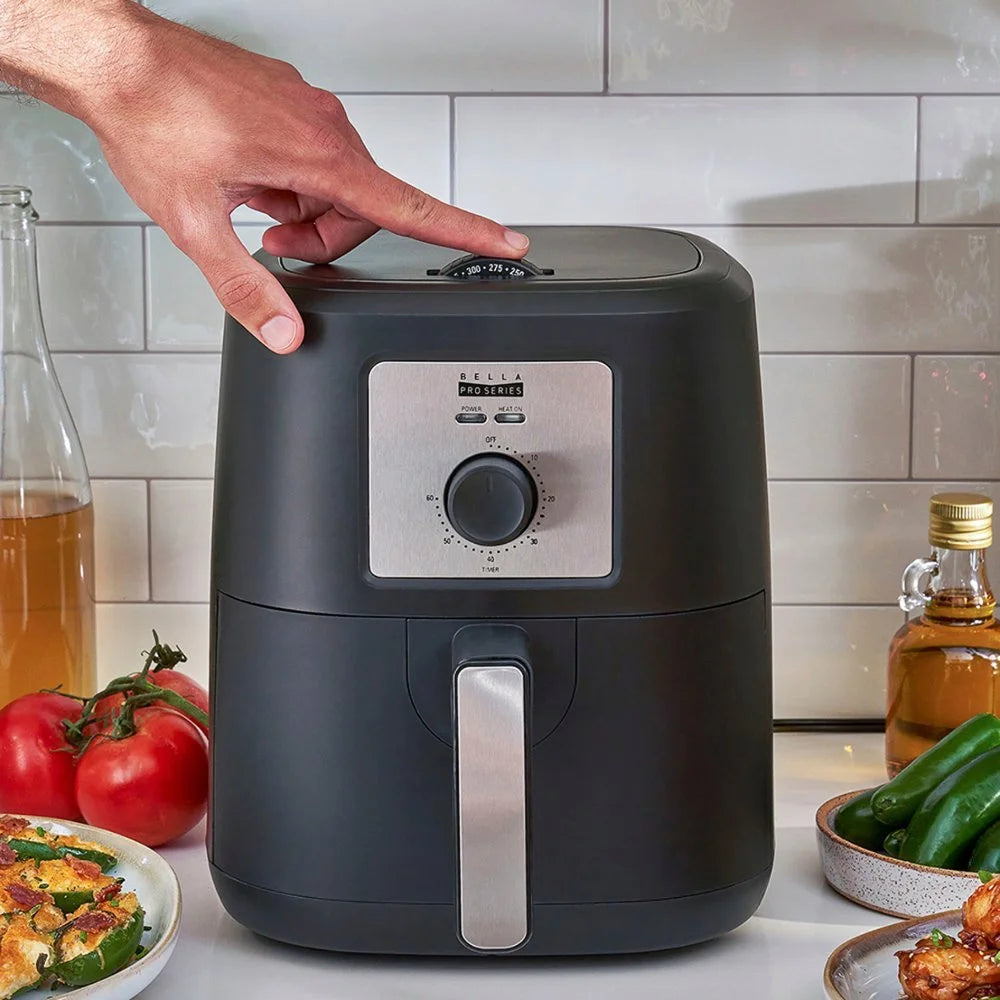 4.2-qt. Manual Air Fryer - Black L85197