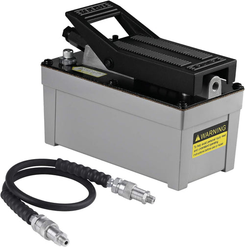 10,000 PSI Air Hydraulic Foot Pump with Hose J24872