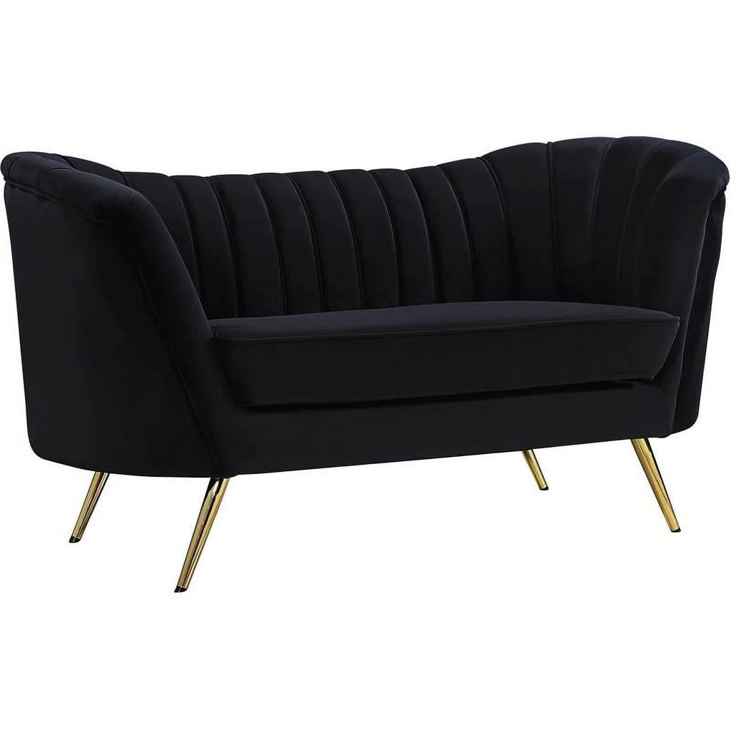 3-Piece Velvet Accent Chair Chaise & Loveseat M550360