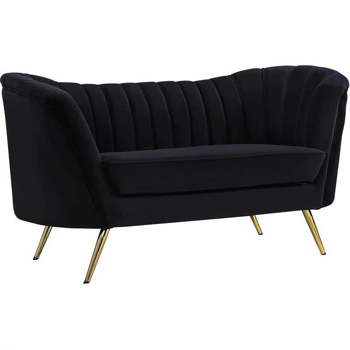 3-Piece Velvet Accent Chair Chaise & Loveseat M550360