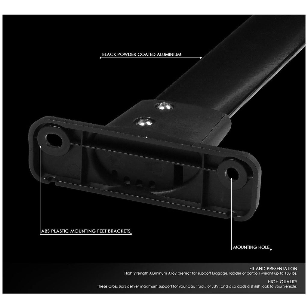 Pair of Aluminum Roof Rack Crossbars Y497