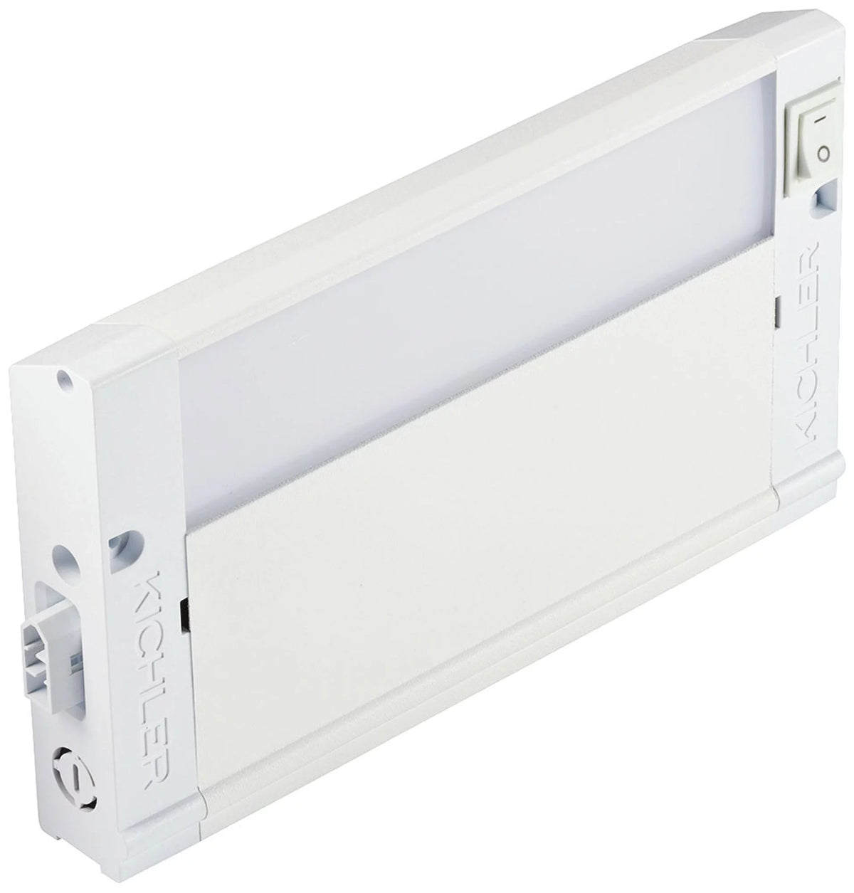 Textured White 8" Wide LED Under Cabinet Light V1637