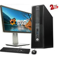 HP Z240 Workstation SFF Computer Core i5 6th 3.4GHz, 8GB Ram, 500GB Hdd, 120GB M.2 Ssd, New 22 inch LCD, Keyboard and Mouse, Wi-Fi H69499