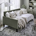Twin Daybed Woven Textured Gray Q530