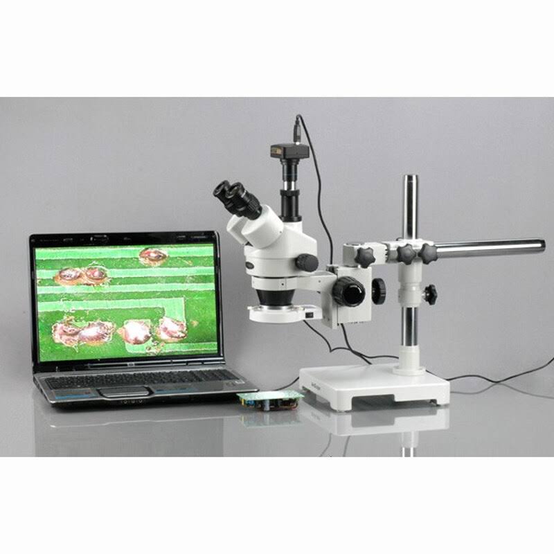 Trinocular Zoom Stereo Microscope with 54 LED Light L45582