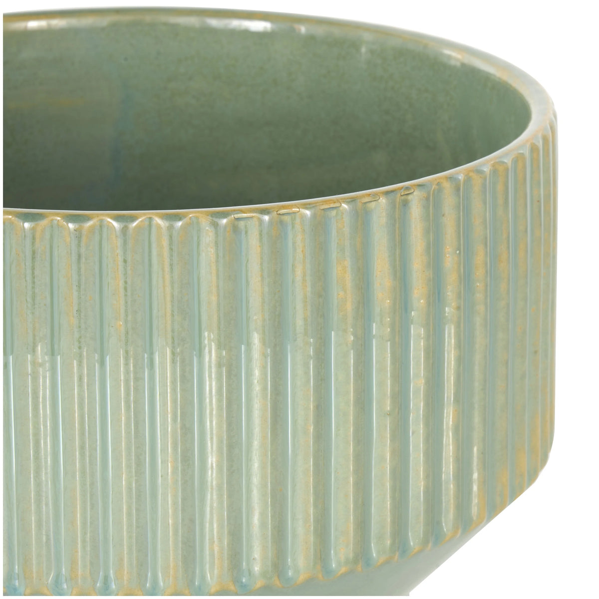Green Ceramic Planter, 3 Count G347712