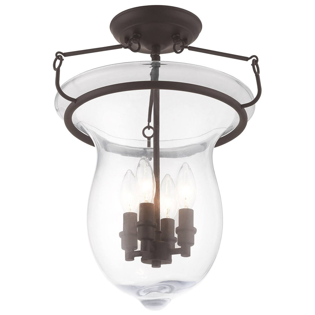 Bronze 4 Light Ceiling Mount G47697