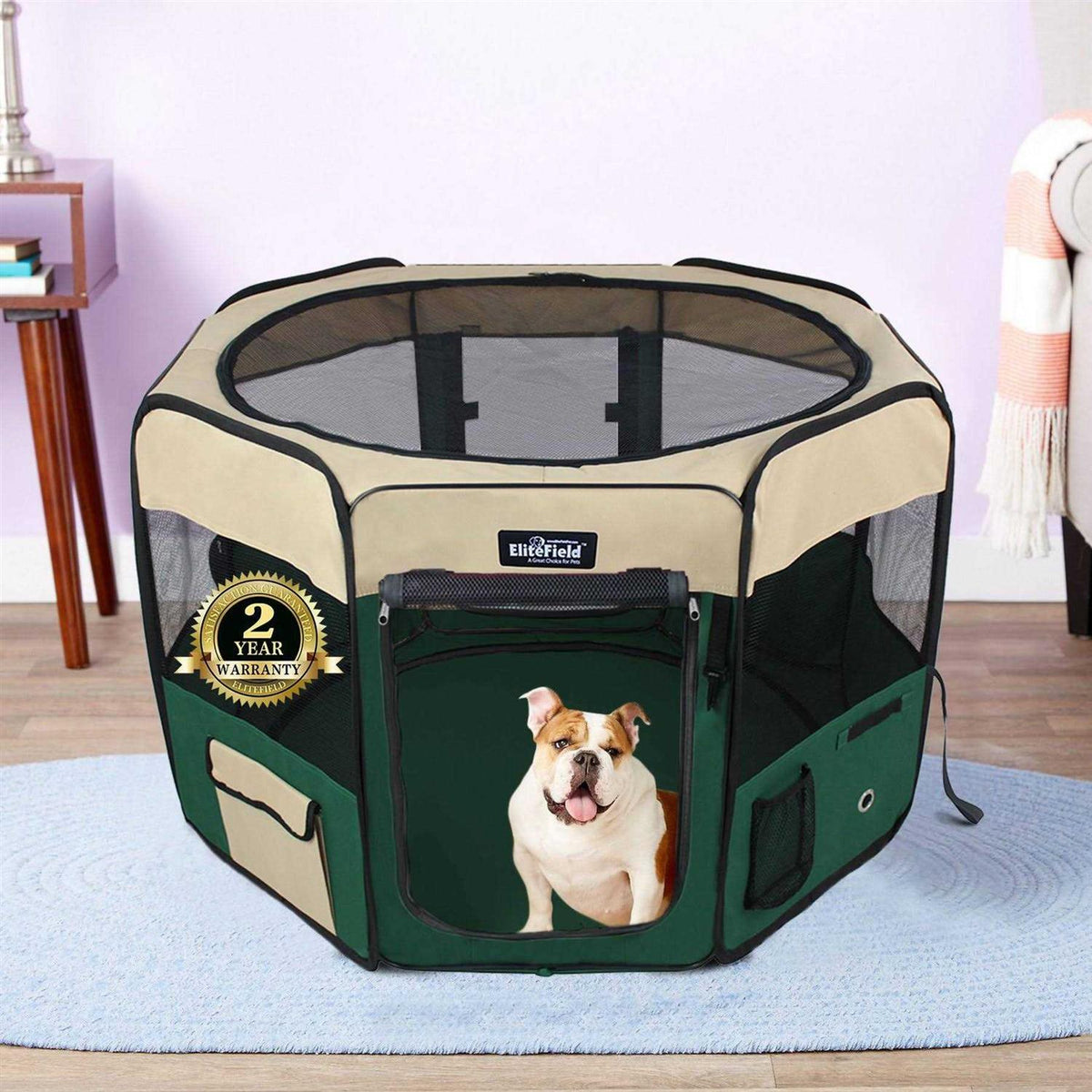 2-Door Soft Pet Playpen V480977
