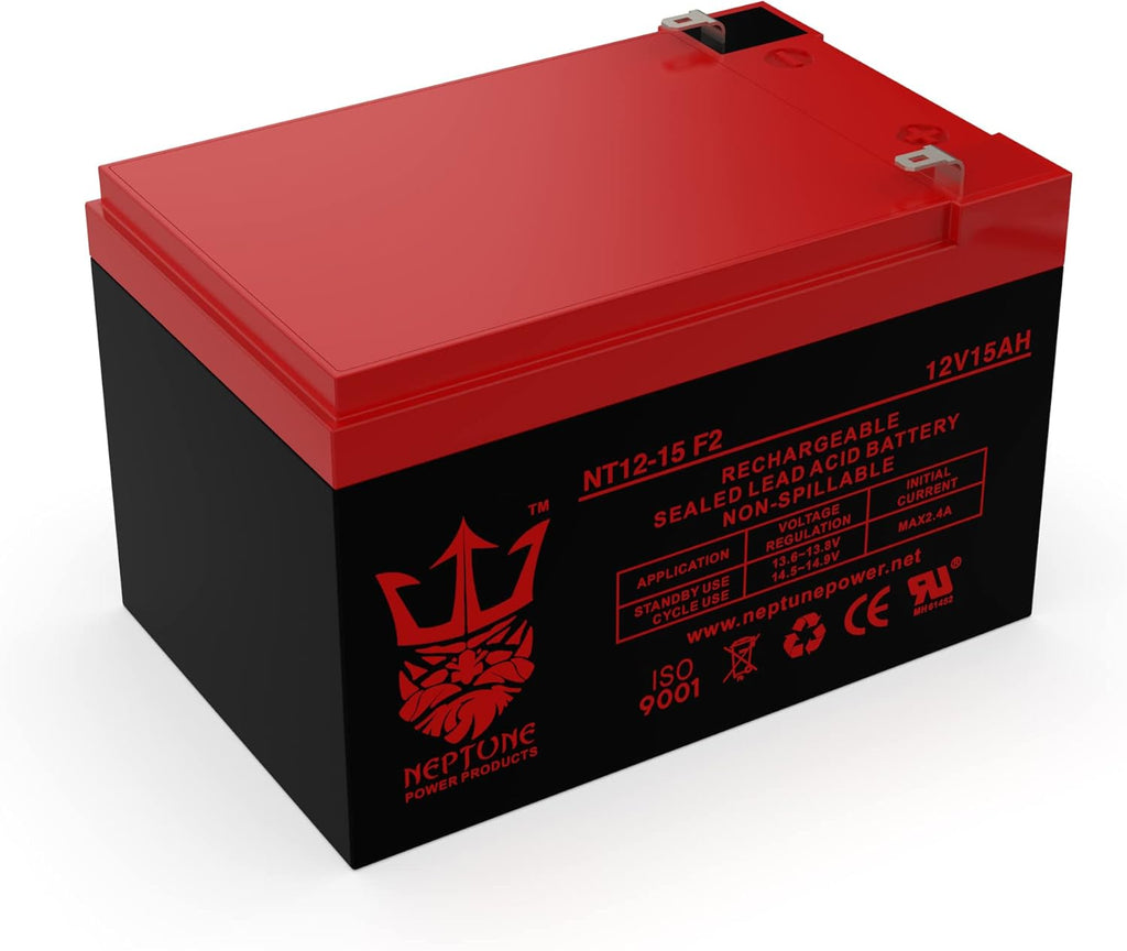 12V 15AH F2 Replaces Razor MX650 Dirt Rocket - 2 Pack S299468